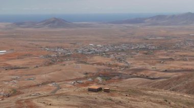 FUERTEVENTURA, İspanya. 2 Mayıs 2018, Betancuria Kırsal Parkı, Fuerteventura Adası. Uzaklaştır