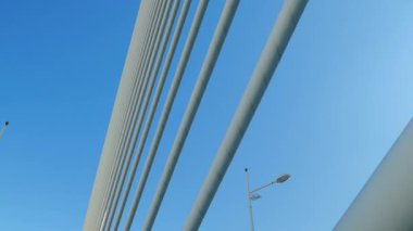 VALENCIA, İSPAIN - 6 Şubat 2019: Mimar Santiago Calatrava tarafından tasarlanan fütüristik mimari binalar kompleksi, Sanat Bilimleri Şehri