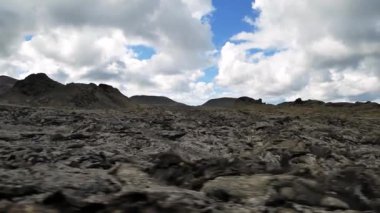 İspanya 'nın Kanarya Adaları' ndaki Lanzarote kentindeki Timanfaya Milli Parkı (ayrıca 
