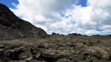 İspanya 'nın Kanarya Adaları' ndaki Lanzarote kentindeki Timanfaya Milli Parkı (ayrıca 