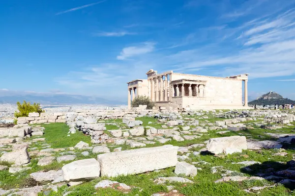 erechtheion athena ve poseidon için de ithaf Yunanistan Atina akropolisi kuzey tarafında antik Yunan tapınaktır.