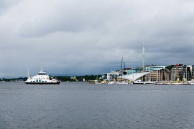 Oslo Fjord 'dan Astrup Fearnley Modern Sanat Müzesi.