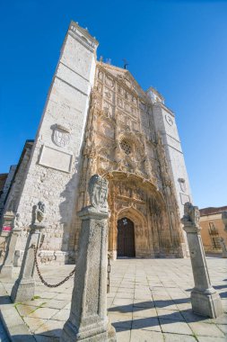 7 Kasım 2016: Valladolid, Kastilya ve Leon 'daki San Pable Kilisesi Cephesi