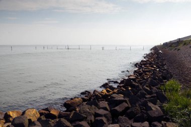 Afsluitdijk. Hollanda 'daki sahil sınırı