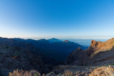 Caldera de Taburiente on the island of La Palma at dawn