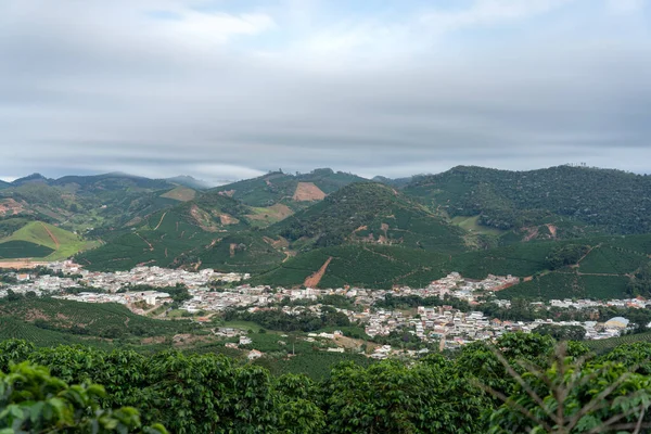 Odkryj Piękno Alto Caparao Górzystego Miasteczka Kawowego Brazylii Znanego Produkcji — Zdjęcie stockowe