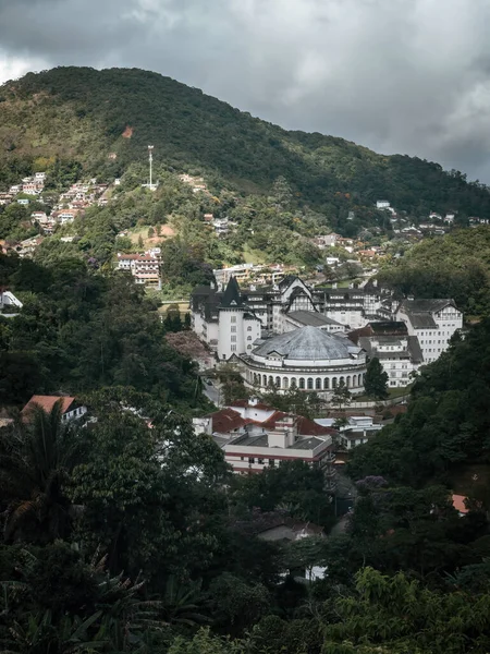 Genießen Sie Einen Atemberaubenden Blick Auf Den Quitandinha Palast Mit — Stockfoto