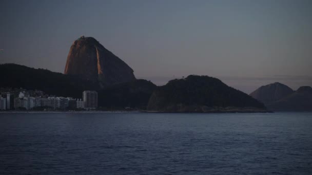 Captiving Loopable Βίντεο Του Sugar Loaf Mountain Στο Ρίο Ένα — Αρχείο Βίντεο