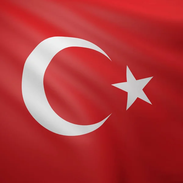 Flag Turkey Illustration — Stock Photo, Image