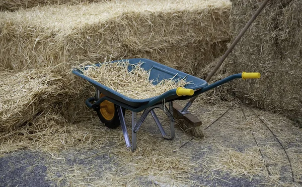 Detail of farm tools, animal feed