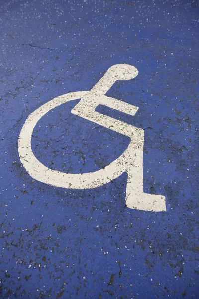 Signal Detail People Reduced Mobility Aids — Foto de Stock