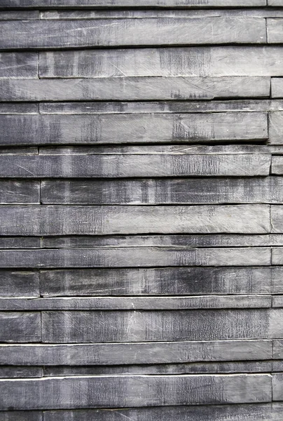 正面灰色木墙的细节 — 图库照片