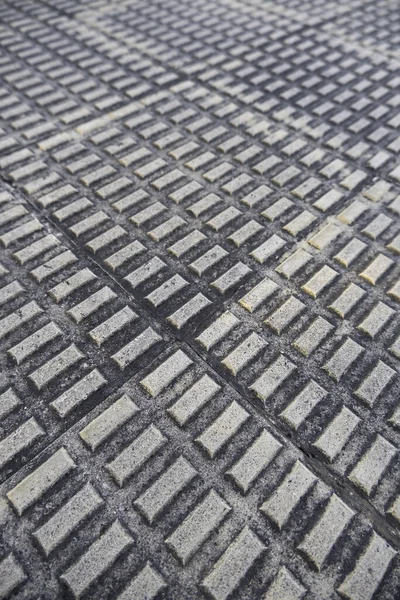 Detail Urban Walkway Floor Decorated Cement — Stock Photo, Image