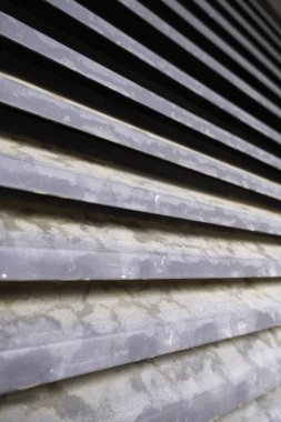 Eski koruma ve güvenlik panjurları, dış dekorasyon ayrıntıları