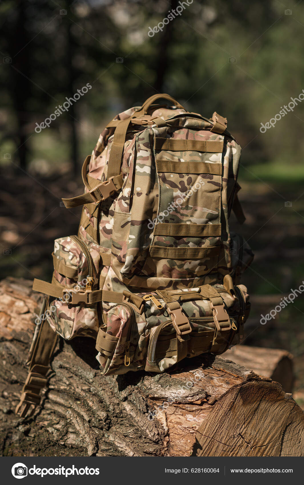 Backpack Military Special Tactical Backpack Backpack Fishing Hunting —  Stock Photo © fly_wish #628160064