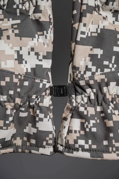 Camouflage tactical gloves. Khaki tactical gloves