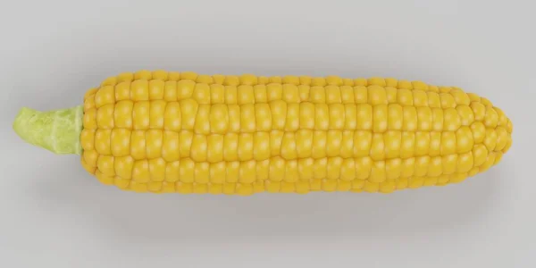 现实的玉米3D渲染 — 图库照片