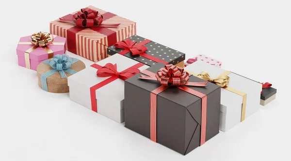 Realistisk Render Gifts Collection — Stockfoto