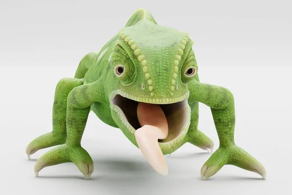 Реалістичний Рендеринг Клапана Коротким Вирізом Chameleon — стокове фото
