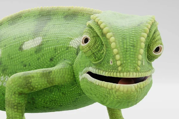 Реалістичний Рендеринг Клапана Коротким Вирізом Chameleon — стокове фото