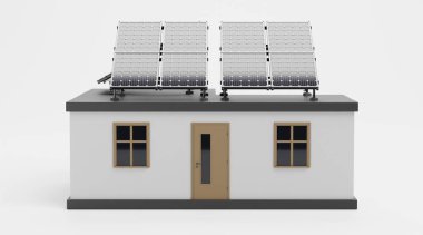 Güneş Evi 'nin Gerçekçi 3D Çizimi