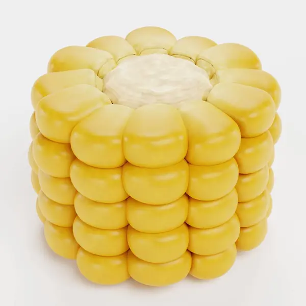 Realistische Render Corn — Stockfoto