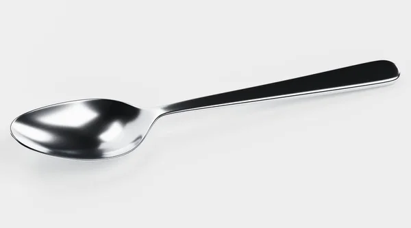 真实的 渲染的勺子 — 图库照片