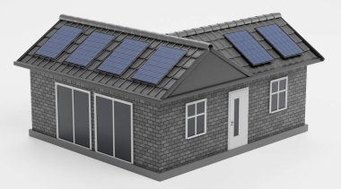 Güneş Evi 'nin Gerçekçi 3D Çizimi