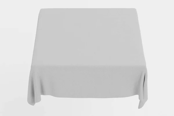現実的な3Dテーブルクロスのレンダリング — ストック写真