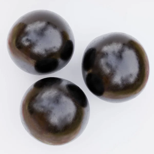 Realistic Render Black Pearl — Stock Photo, Image