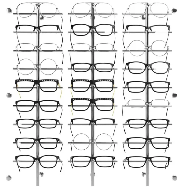 Renderização Realista Óculos — Fotografia de Stock