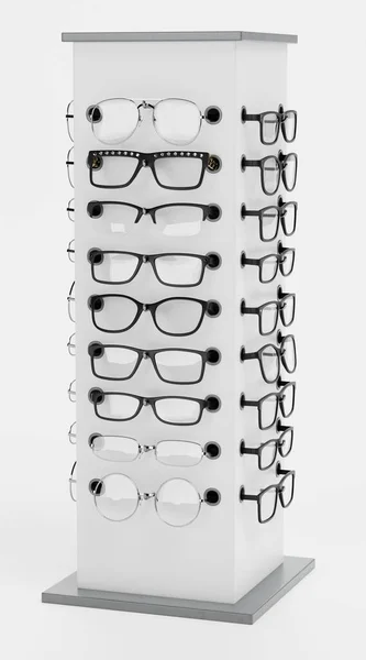 Ρεαλιστική Render Glasses Stand — Φωτογραφία Αρχείου