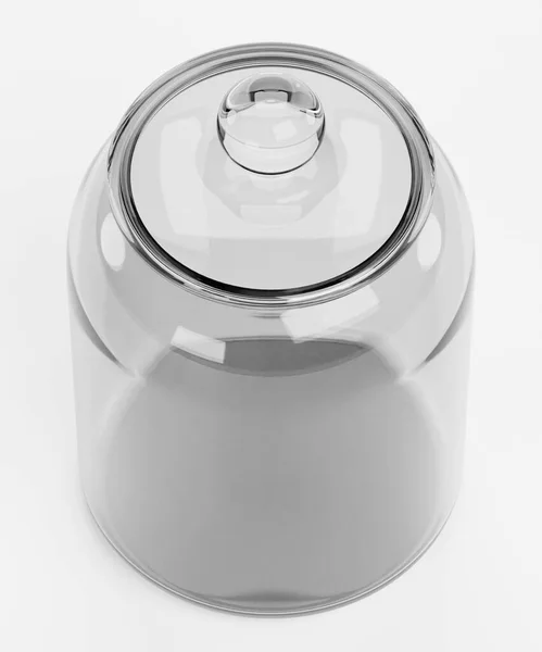 Реалістичний Рендер Скла Jar — стокове фото