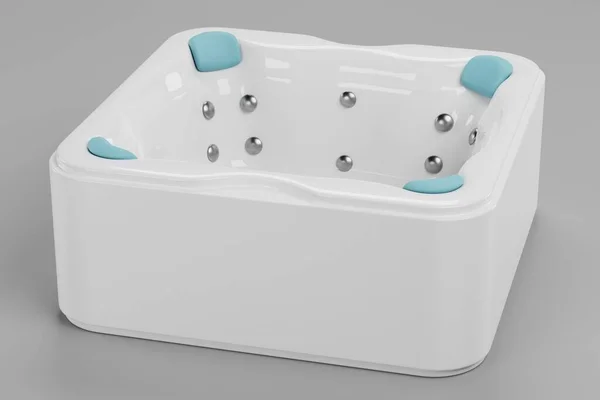 Perender Realistik Hot Tub — Stok Foto