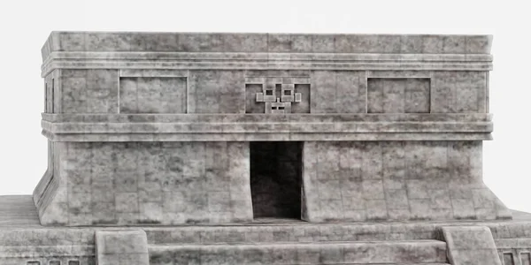 Rendu Réaliste Pyramide Maya — Photo