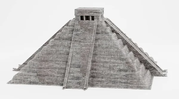 Realistische Render Van Maya Piramide — Stockfoto