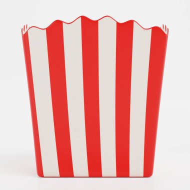 patlamış mısır Kupası gerçekçi 3d render