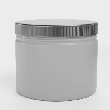 Boş Yemek Konteynırının Gerçekçi 3B Hazırlaması