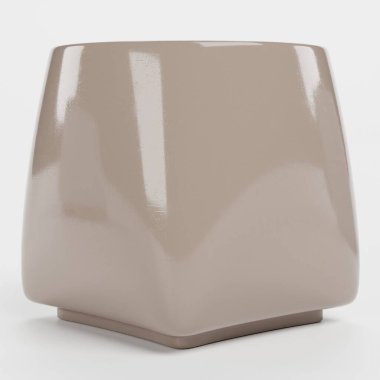 Çiçek Saksının Gerçekçi 3 Boyutlu Hazırlaması