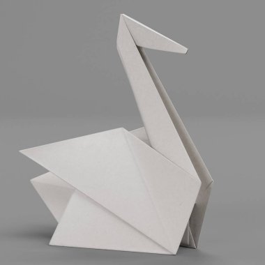 Kağıt Kuğunun Gerçekçi 3B Hazırlaması