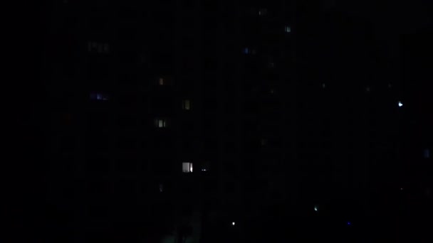 Kyiv Ukraina November 2022 Kehidupan Rumah Mana Lampu Dimatikan Rekaman — Stok Video