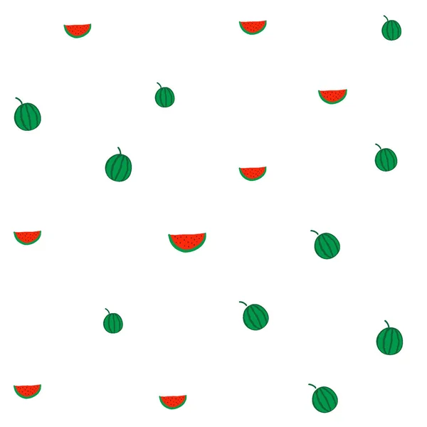 Kusursuz bir desen, küçük karpuzlar. Kherson 'ın kurtuluşu. Vektör illüstrasyonu