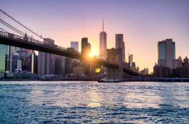 Brooklyn, New York 'tan New York City silueti.