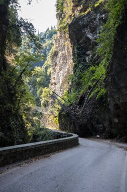 Strada della Forra panoramic road through the gorge on Lake Garda