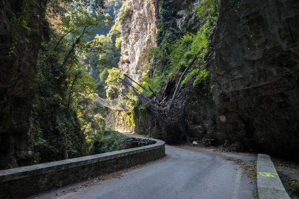 Strada Della Forra Panoramic Road Gorge Lake Garda — Stock Photo, Image