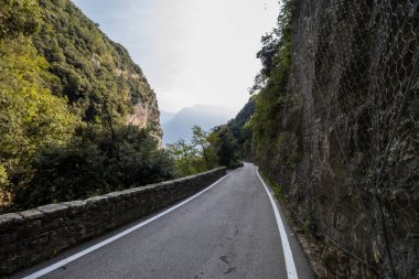 Strada della Forra panoramic road through the gorge on Lake Garda