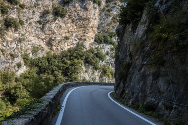Strada della Forra panoramic road through the gorge on Lake Garda