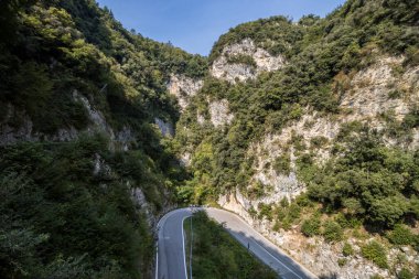 Strada della Forra panoramic road through the gorge on Lake Garda