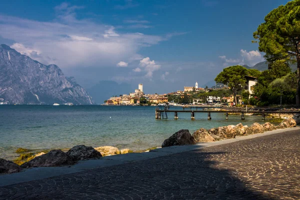 Summer Sunny Day Malcesine Lake Garda — Photo
