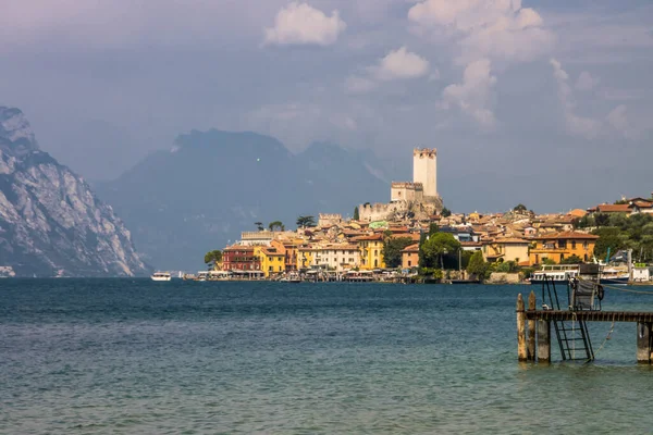 Summer Sunny Day Malcesine Lake Garda — Photo